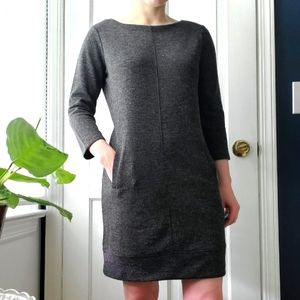 Charcoal sweater dress